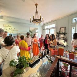 Madame Aucoin Perfume - Customers in shop