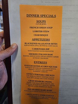 Menu photo 1 Ottos on the River Augusta, ME Menu photo 1 Ottos on the River Augusta, ME