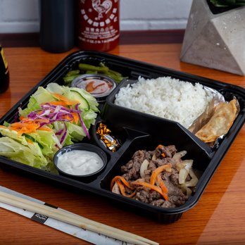 JJ Teriyaki - a meal in a plastic container - Japanese Near Me - Warner Robins, Georgia