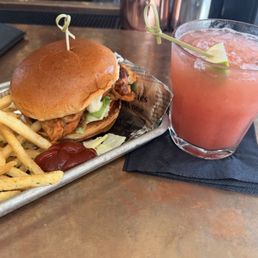 Grilled chicken sandwich. Amazing drink. Great service. Would highly recommend Grilled chicken sandwich. Amazing drink. Great service. Would highly recommend