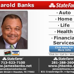 J Harold Banks - State Farm Insurance Agent - Ad powered by: YPC Media