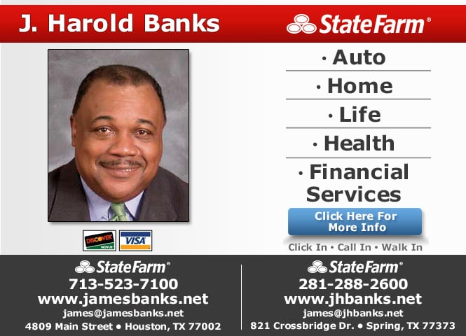 J Harold Banks State Farm Insurance Agent Home Rental Insurance 5641 Treaschwig Rd Spring Tx Phone Number Yelp