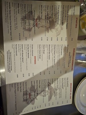 Menu photo 8 Sacred Beast Cincinnati, OH