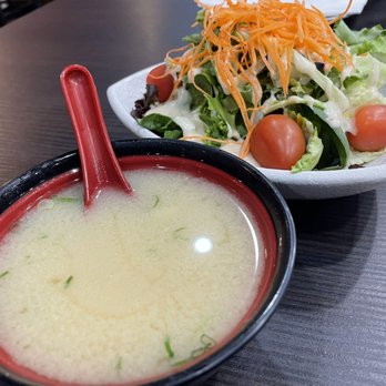 Yoshi Sushi - Miso soup and Salad - Japanese Near Me - Milpitas, California Yoshi Sushi - Miso soup and Salad - Japanese Near Me - Milpitas, California