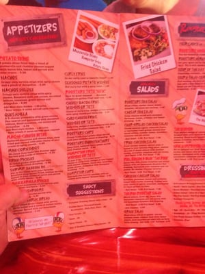 Menu photo 6 Roosters Georgetown, KY
