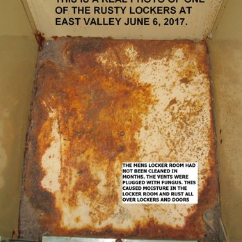 East Valley YMCA - This is what I got for my membership. RUST IN LOCKERS. YUCK! Metro YMCA Negligence for all to see. - Gyms Near Me - North Hollywood, California