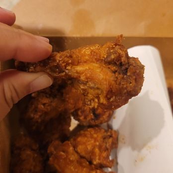 Bonchon San Leandro - About two inches big "wing".  Reality small drummette. - Korean Near Me - San Leandro, California