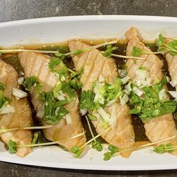 Mark Sushi - Torched salmon $20.50