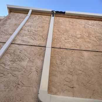 Quality Roofing Services - Gutter was cut for the AC wiring (out) - Roofing Near Me - Antioch, California Quality Roofing Services - Gutter was cut for the AC wiring (out) - Roofing Near Me - Antioch, California