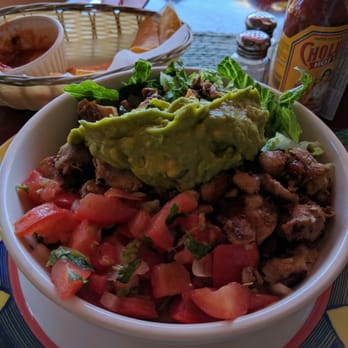 Nacho Macho Taco - Chicken bowl + guacamole - Mexican Near Me - Crown Heights, New York