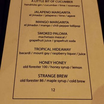 The Brookdale - Cocktail menu - Bars Near Me - Bloomfield, New Jersey