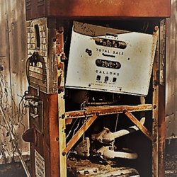 Vallentine's Gin - Old gas pump, hoping to be re-used, or re-purposed