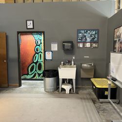 Hand-washing station