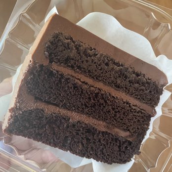 Edis Chocolates - Dark chocolate cake slice - Desserts Near Me - Austin, Texas Edis Chocolates - Dark chocolate cake slice - Desserts Near Me - Austin, Texas