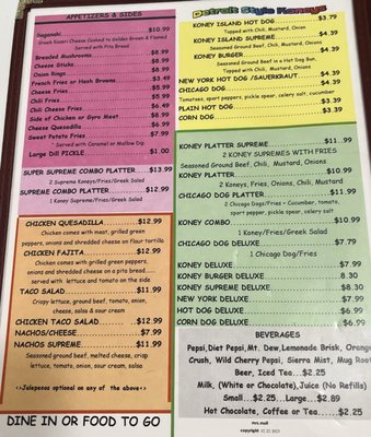 Menu photo 3 D'Nicio's Parlour Kalamazoo, MI