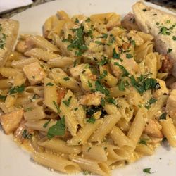 Pasta Alfredo Cajun Style