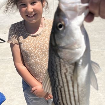 McNears Beach - Her first striper! - Beaches Near Me - San Rafael, California