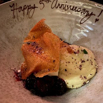 Boka - Blueberry dessert was ok - New American Near Me - Chicago, Illinois