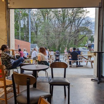 Lesser-Known Beer - View from patio - Breweries Near Me - Winston-Salem, North Carolina Lesser-Known Beer - View from patio - Breweries Near Me - Winston-Salem, North Carolina
