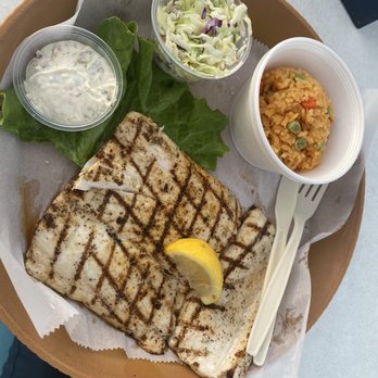 Tide Tables - Grilled mahi mahi, rice, tarter sauce, coleslaw - Seafood Near Me - Cortez, Florida Tide Tables - Grilled mahi mahi, rice, tarter sauce, coleslaw - Seafood Near Me - Cortez, Florida