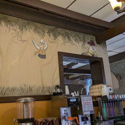 The Enchanted Cafe - Theyve got a coffee station going and more elves to help out!