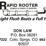 Rapid Rooter