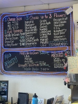Menu photo 1 Maili Shave Ice and Snacks Waianae, HI