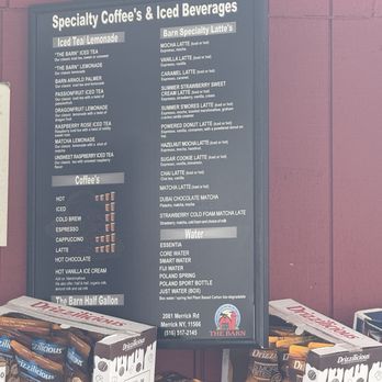 The Barn - Merrick - Menu - Coffee Roasteries Near Me - Merrick, New York