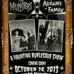 Munsters vs. The Addams Family: A Haunting Burlesque Show - Official Show Advertisement