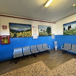 Stazione - Platform waiting room.
