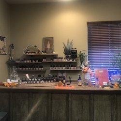 Nature's Mercantile +CBD Store - Tincture counter