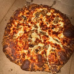 $5 Pizza Place - Cooked to perfection! The crust was amazing