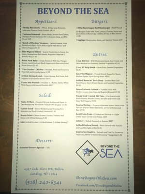 Menu photo 3 Beyond the Sea Bolton Landing, NY