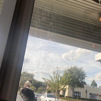 BurgerFi - Dirty windows again I mean all the windows looked like this - Burgers Near Me - Lake Mary, Florida