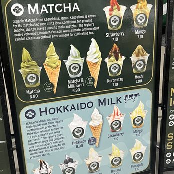 Matcha Ren - Menu (September 2024) - Ice Cream & Frozen Yogurt Near Me - Costa Mesa, California