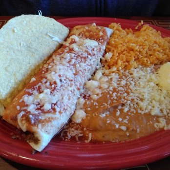 Mi Pueblito - Lunch special #3. Taco, burrito, rice and beans. - Mexican Near Me - Glen Burnie, Maryland