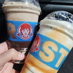 Wendy's - Oreo Brownie Batter Chocolate Frosty Fusion & Apple Crumble Vanilla Frosty Fusion