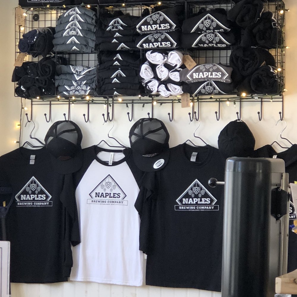 Naples Brewing Company - The logo and swag you can buy. - Breweries Near Me - Naples, New York
