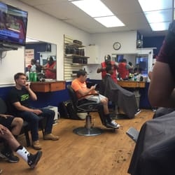 Main Street Barbershop - Packed but some guy is using sammies chair