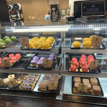 Rendezvous International Café - The case of gorgeous & intriguing desserts made by the chef. - Coffee & Tea Near Me - Abingdon, Virginia