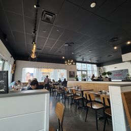 Interior of restaurant