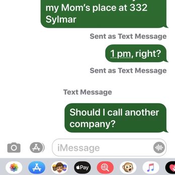 Norman's Moving & Delivery - Last text message on Monday before I tried to reach Norman via Yelp. - Movers Near Me