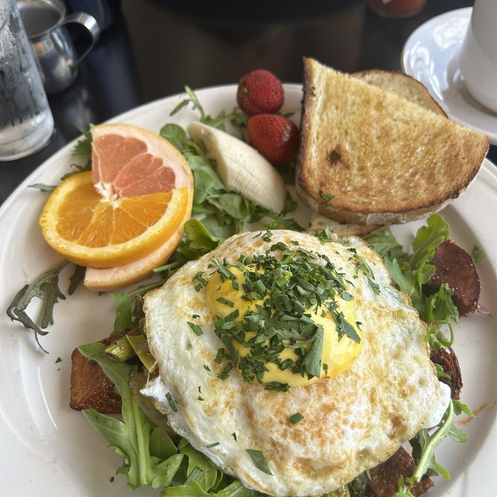 Daily hash- in this case all veggie.