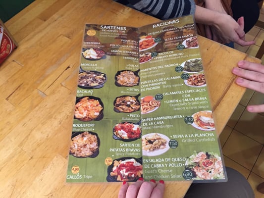 Menu photo 3 Los Rotos Zaragoza, Z