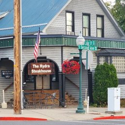Exterior outside entrance of The Hydra Sandpoint's Original Steakhouse - Sandpoint, Idaho Exterior outside entrance of The Hydra Sandpoint's Original Steakhouse - Sandpoint, Idaho