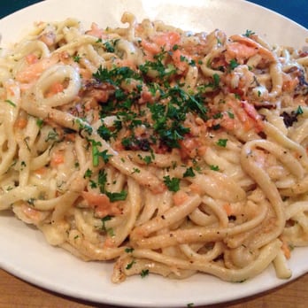 Anton's Pasta Bar - Smoked Salmon with dill cream sauce - Italian Near Me - Burnaby, British Columbia