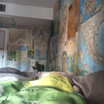 Hostel Fish - Map room bunks. - Hostels Near Me - Denver, Colorado Hostel Fish - Map room bunks. - Hostels Near Me - Denver, Colorado
