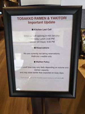 Menu photo 4 Tosakko Ramen & Yakitori Pasadena, CA