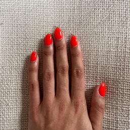 Hard gel manicure