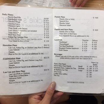 Jackie's Diner - Menu - Hawaiian Near Me - Aiea, Hawaii Jackie's Diner - Menu - Hawaiian Near Me - Aiea, Hawaii